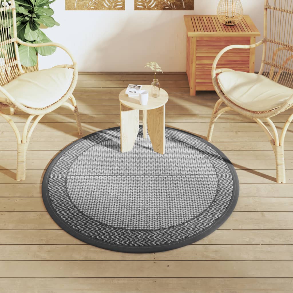 Buitenkleed ARAKIL Ø120 cm PP grijs is nu te koop bij PeponiXL, paradijselijk wonen!