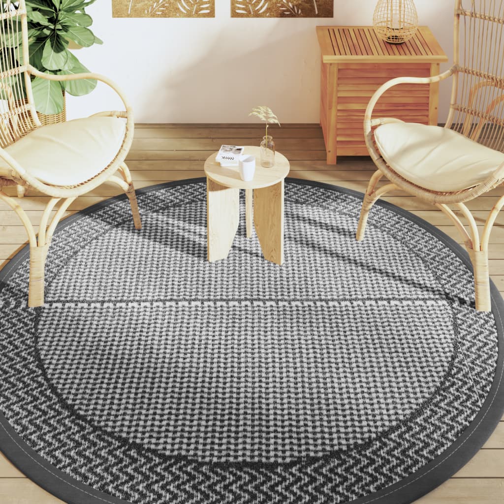 Buitenkleed ARAKIL Ø 200 cm polypropeen grijs is nu te koop bij PeponiXL, paradijselijk wonen!