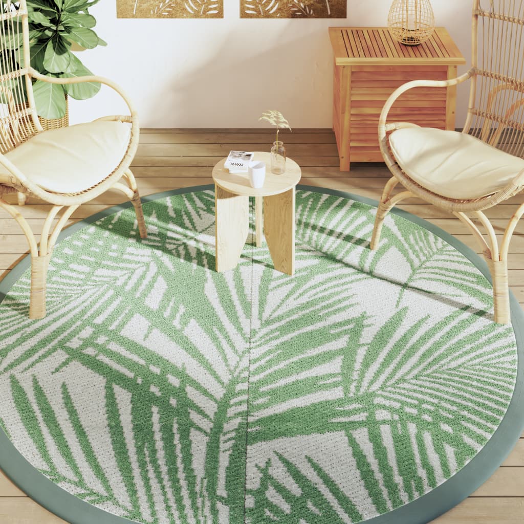 Buitenkleed ARAKIL Ø 200 cm polypropeen groen is nu te koop bij PeponiXL, paradijselijk wonen!