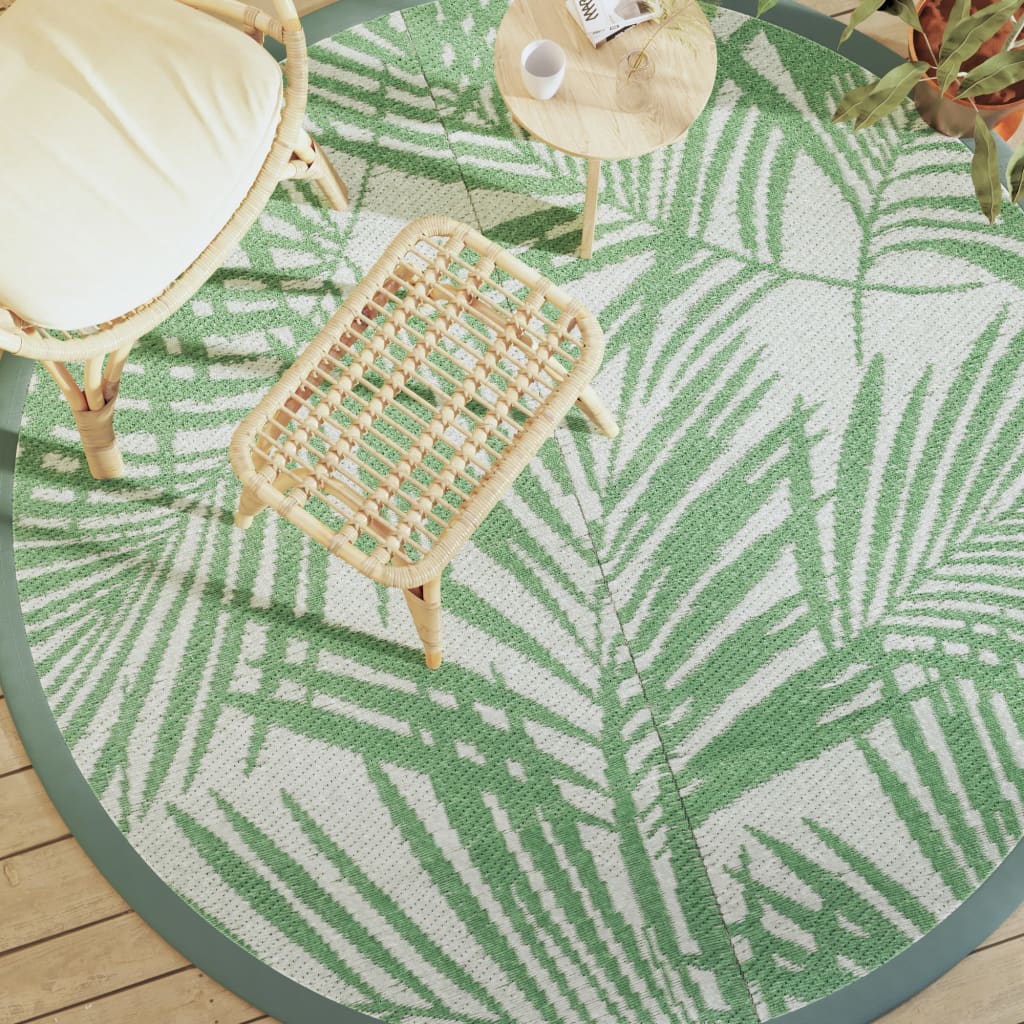 Buitenkleed ARAKIL Ø 200 cm polypropeen groen is nu te koop bij PeponiXL, paradijselijk wonen!