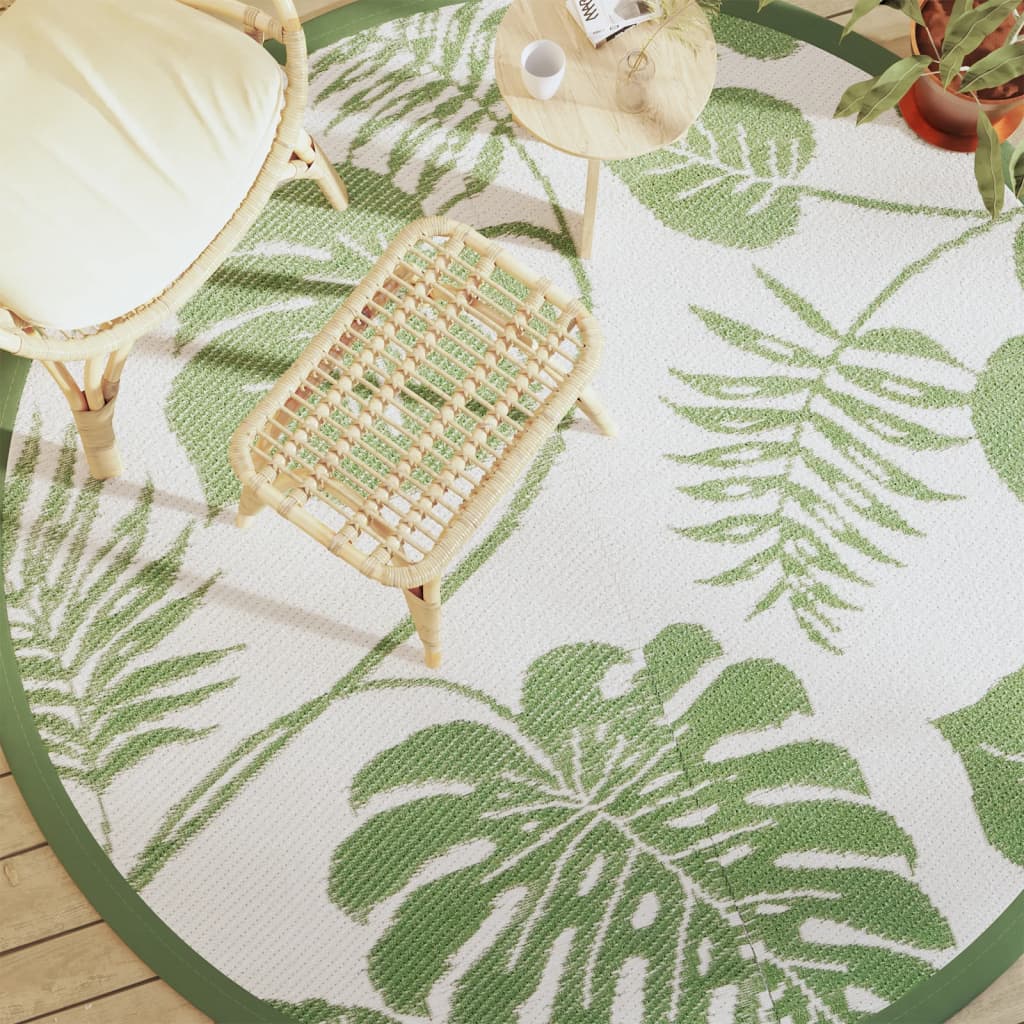 Buitenkleed ARAKIL Ø 200 cm polypropeen groen is nu te koop bij PeponiXL, paradijselijk wonen!