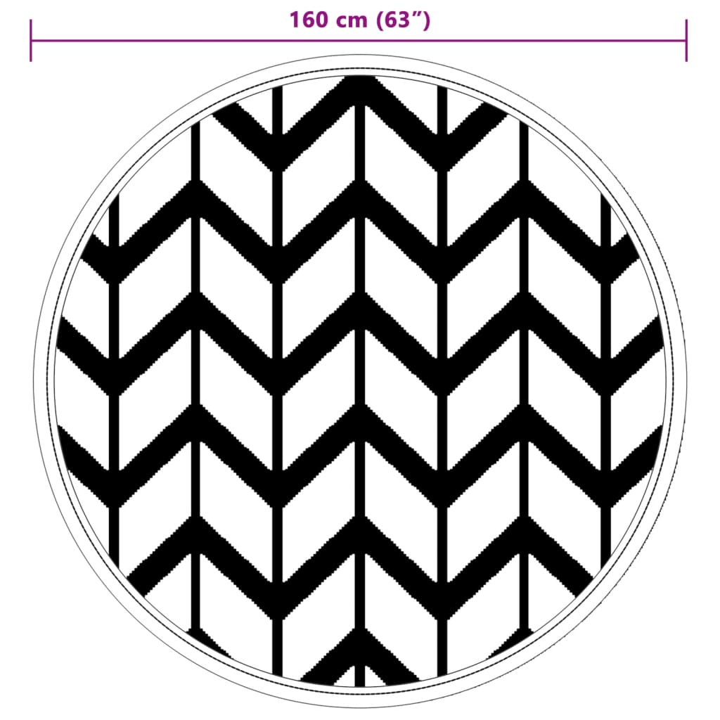 Buitenkleed ARAKIL Ø160 cm polypropeen grijs is nu te koop bij PeponiXL, paradijselijk wonen!