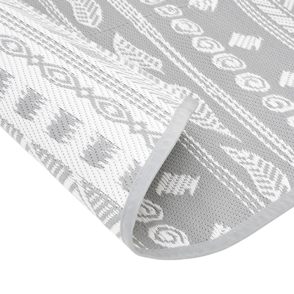 Buitenkleed ARAKIL Ø120 cm PP grijs is nu te koop bij PeponiXL, paradijselijk wonen!