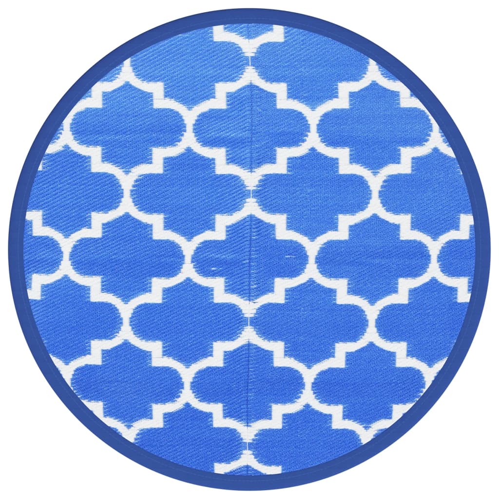 Buitenkleed ARAKIL Ø120 cm polypropeen blauw is nu te koop bij PeponiXL, paradijselijk wonen!