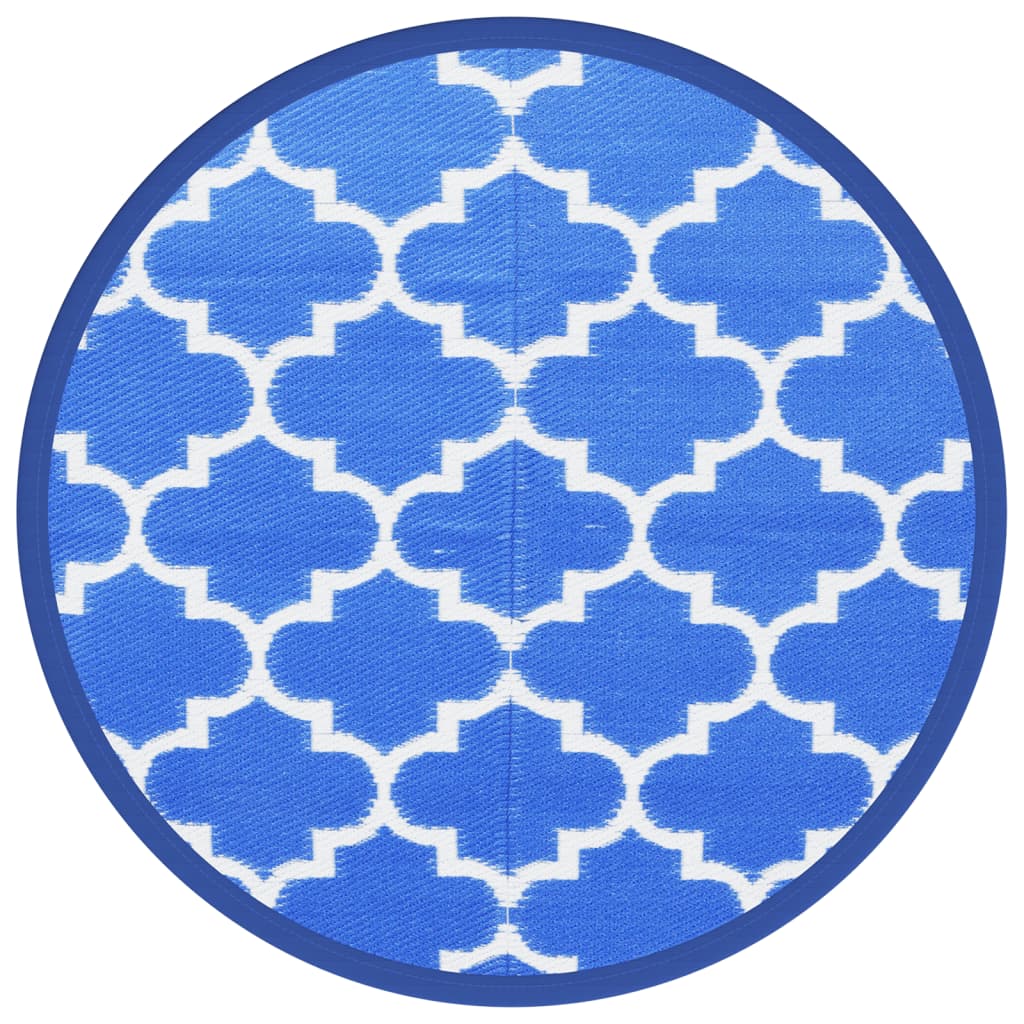 Buitenkleed ARAKIL Ø160 cm polypropeen blauw is nu te koop bij PeponiXL, paradijselijk wonen!