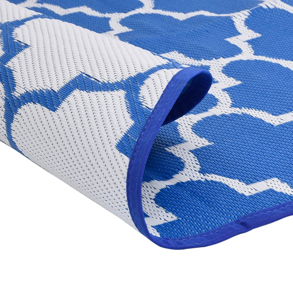 Buitenkleed ARAKIL Ø160 cm polypropeen blauw is nu te koop bij PeponiXL, paradijselijk wonen!