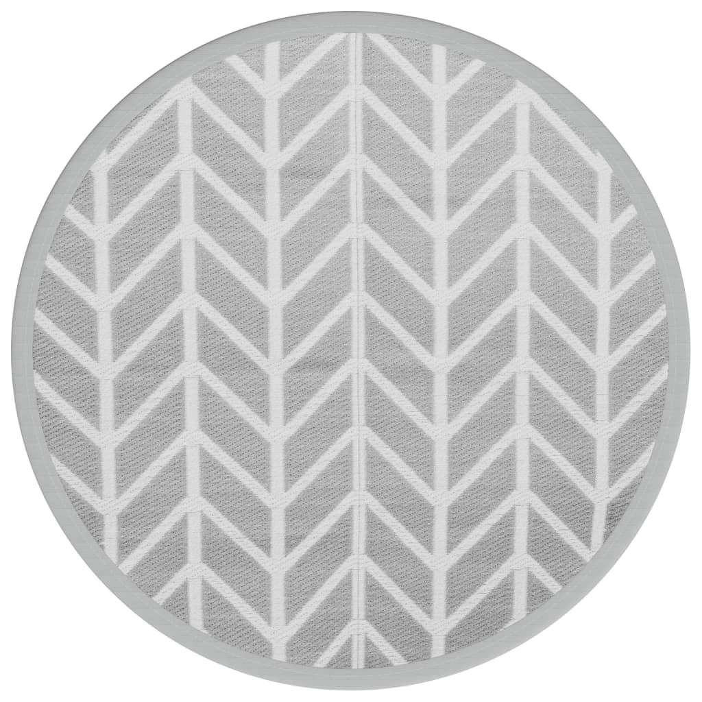 Buitenkleed ARAKIL Ø120 cm PP grijs is nu te koop bij PeponiXL, paradijselijk wonen!