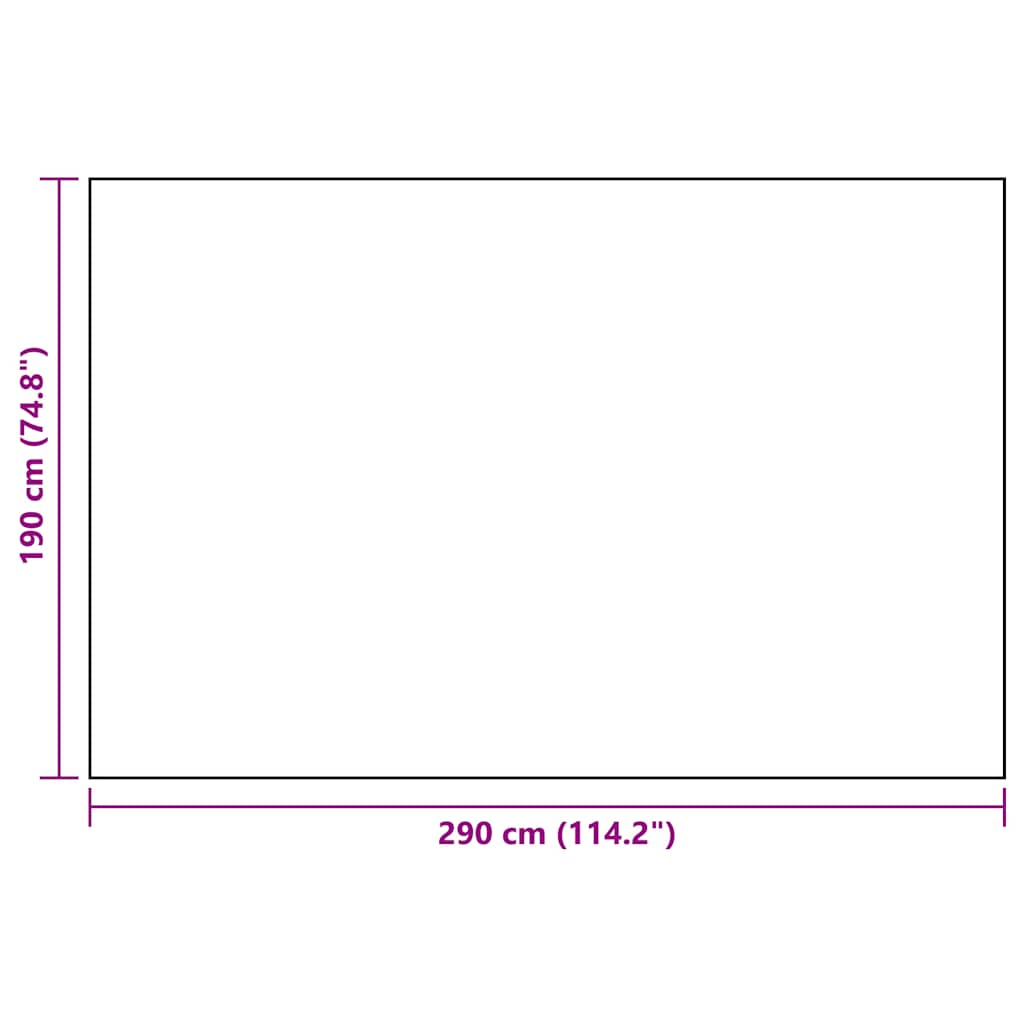 Buitenkleed ARAKIL 190x290 cm PP wit en zwart is nu te koop bij PeponiXL, paradijselijk wonen!