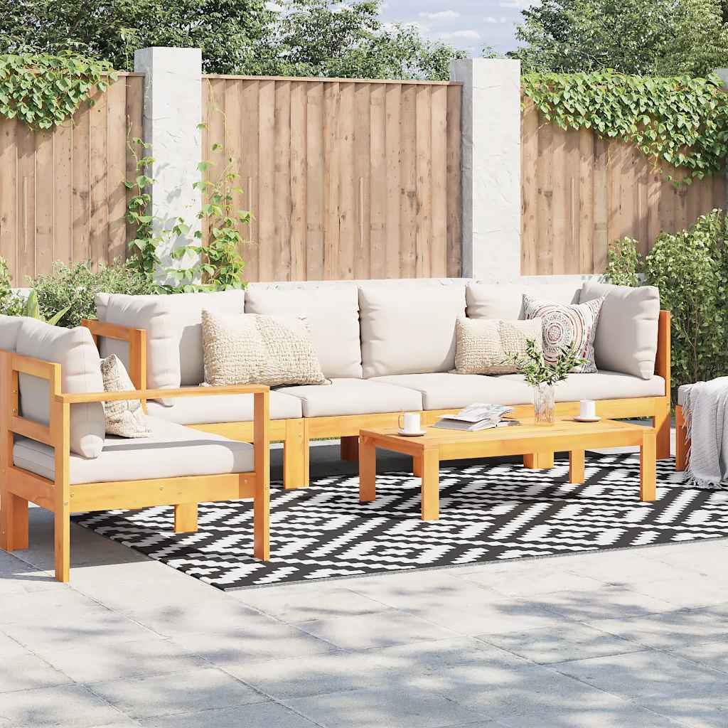 Buitenkleed ARAKIL 190x290 cm PP wit en zwart is nu te koop bij PeponiXL, paradijselijk wonen!