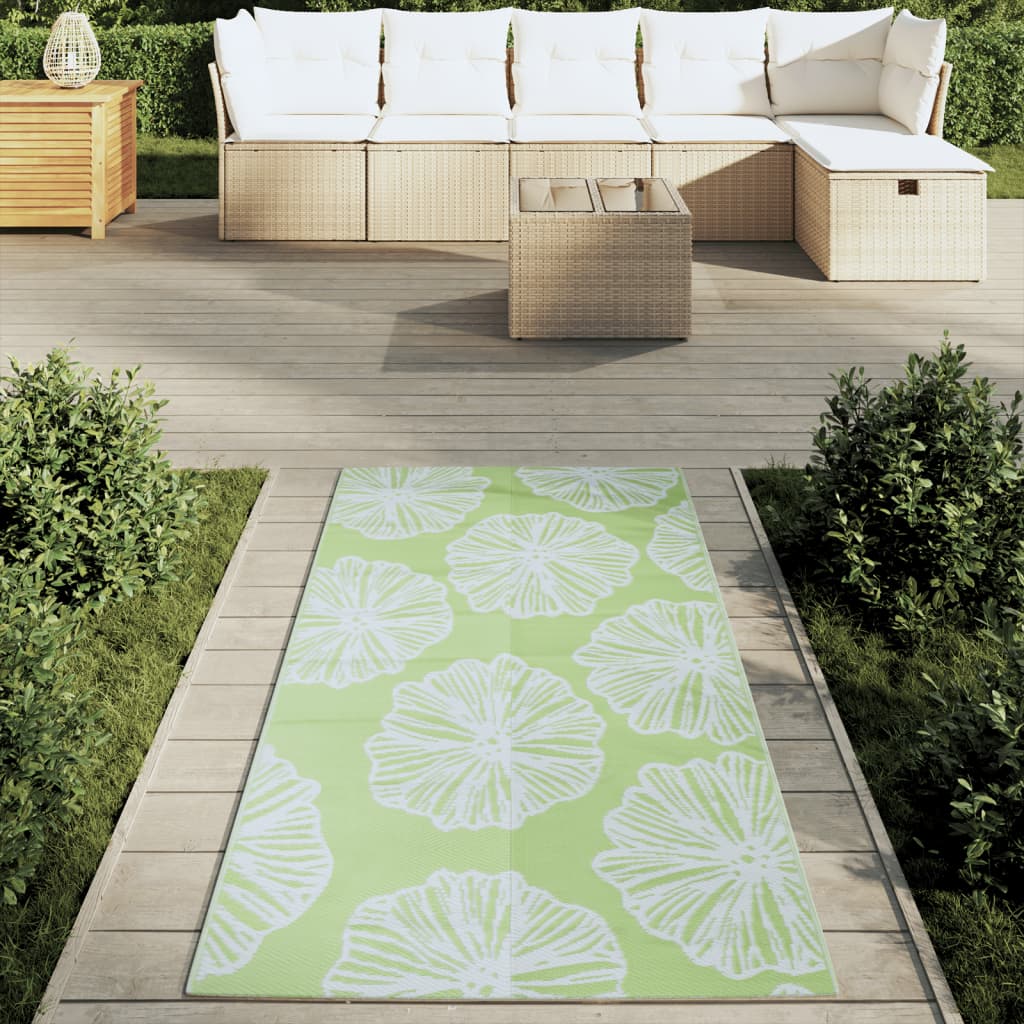 Buitenkleed ARAKIL 80x150 cm polypropeen groen is nu te koop bij PeponiXL, paradijselijk wonen!