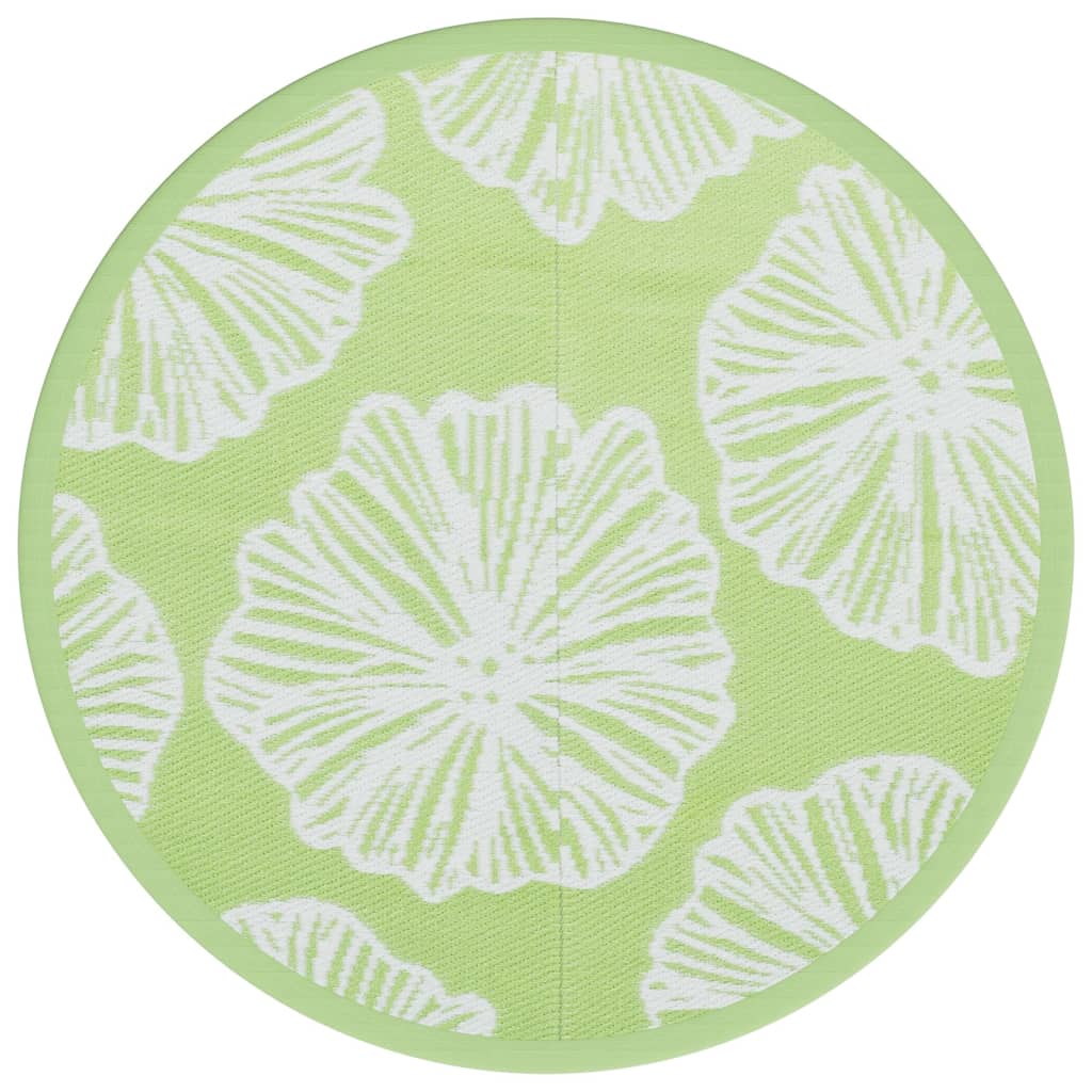 Buitenkleed ARAKIL Ø120 cm polypropeen groen is nu te koop bij PeponiXL, paradijselijk wonen!