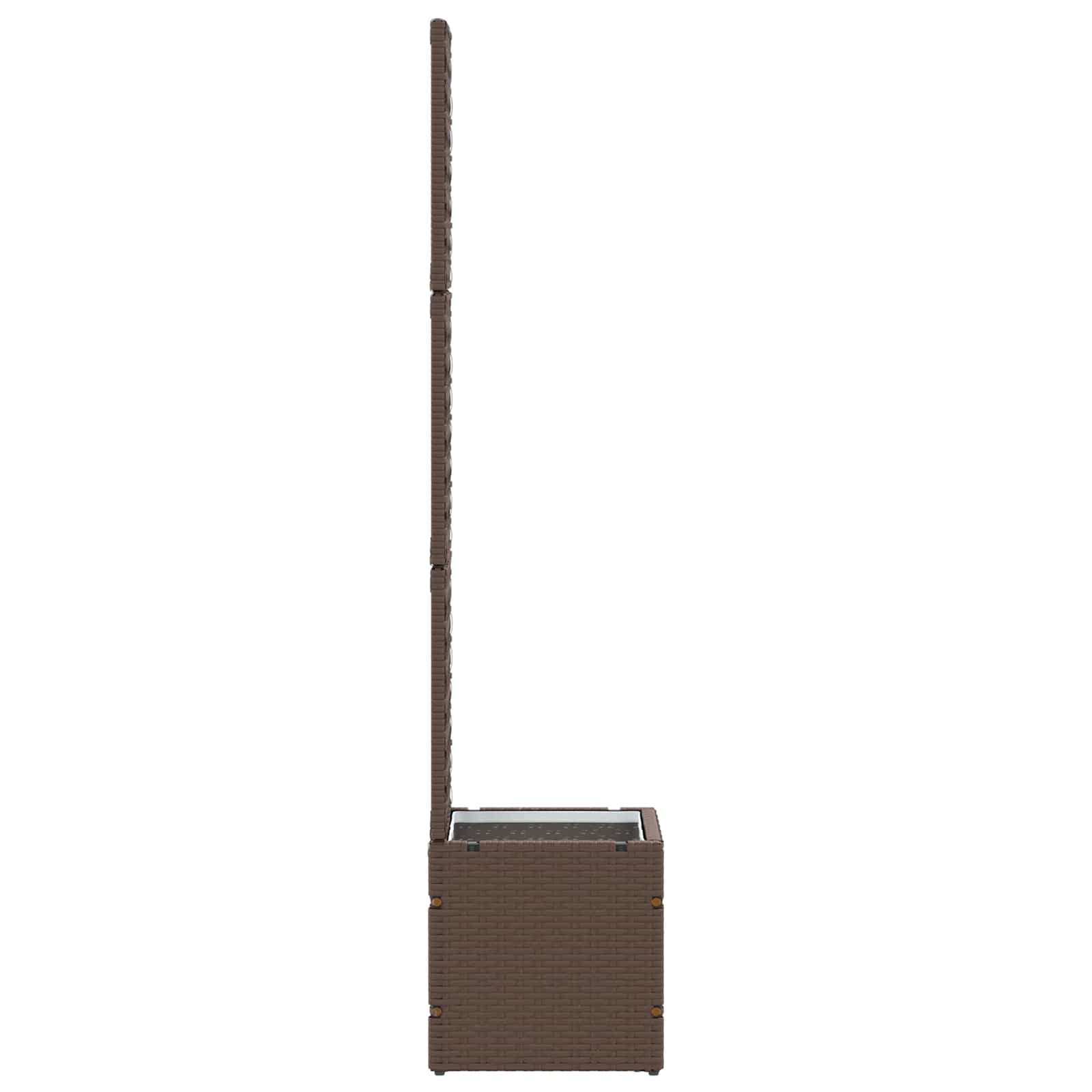 Tuin Trellis Planter Bruin 35 x 30 x 135 cm Metaal is nu te koop bij PeponiXL, paradijselijk wonen!