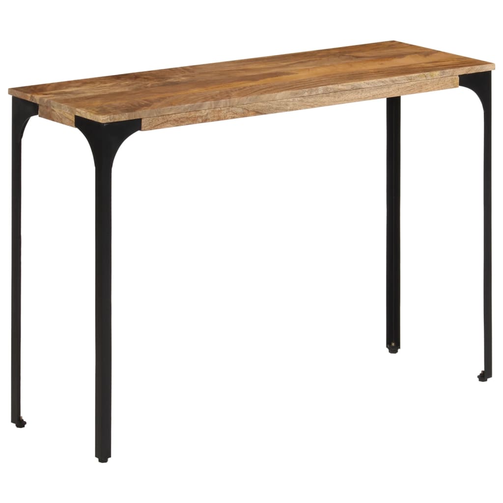 Wandtafel 110x35x76 cm massief mangohout en ijzer bruin is nu te koop bij PeponiXL, paradijselijk wonen!