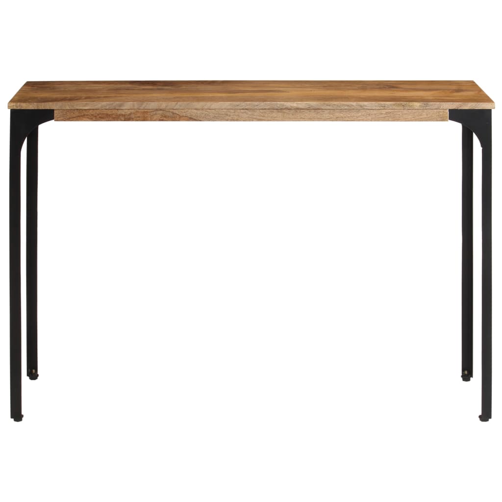 Wandtafel 110x35x76 cm massief mangohout en ijzer bruin is nu te koop bij PeponiXL, paradijselijk wonen!