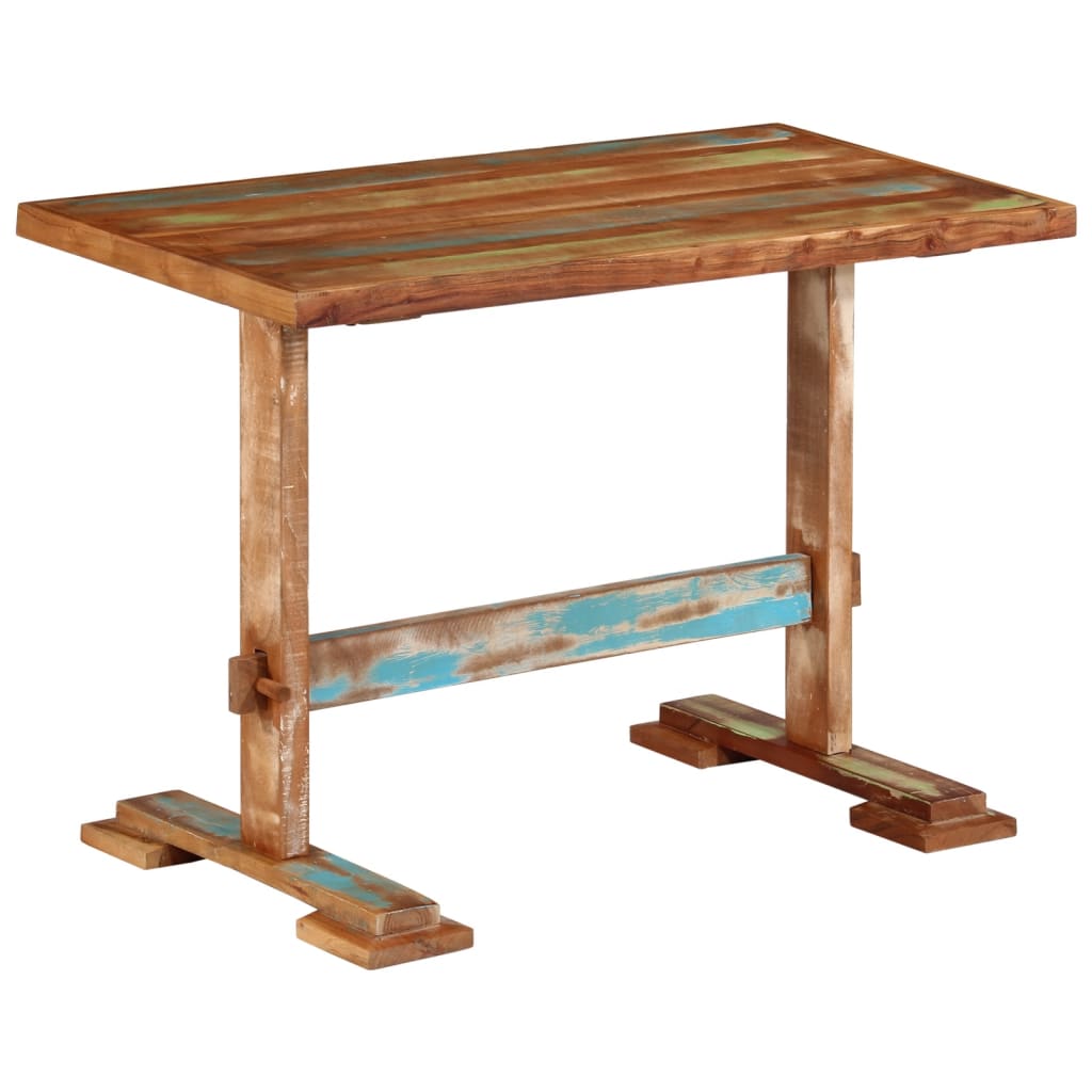 Eettafel 110x55x78 cm massief gerecycled hout is nu te koop bij PeponiXL, paradijselijk wonen!