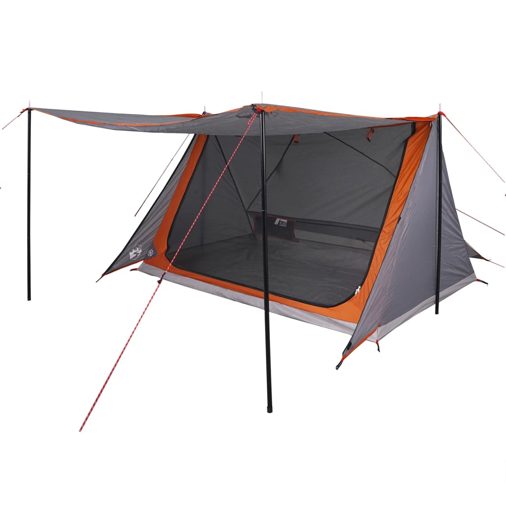 Tent 2-persoons waterdicht grijs en oranje is nu te koop bij PeponiXL, paradijselijk wonen!