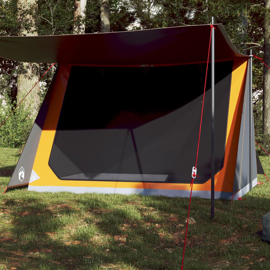 Tent 2-persoons waterdicht grijs en oranje is nu te koop bij PeponiXL, paradijselijk wonen!