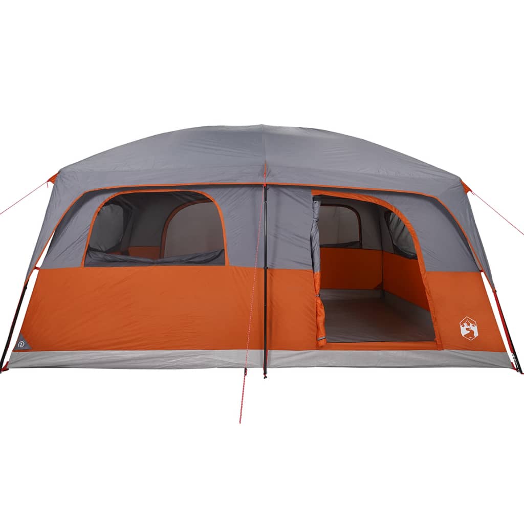 Gezinstent 8-persoons waterdicht grijs en oranje is nu te koop bij PeponiXL, paradijselijk wonen!