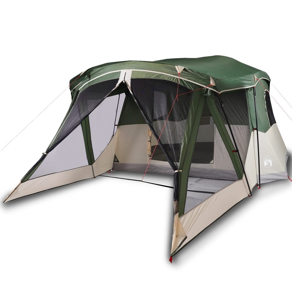Tent met luifel 4-persoons waterdicht groen is nu te koop bij PeponiXL, paradijselijk wonen!
