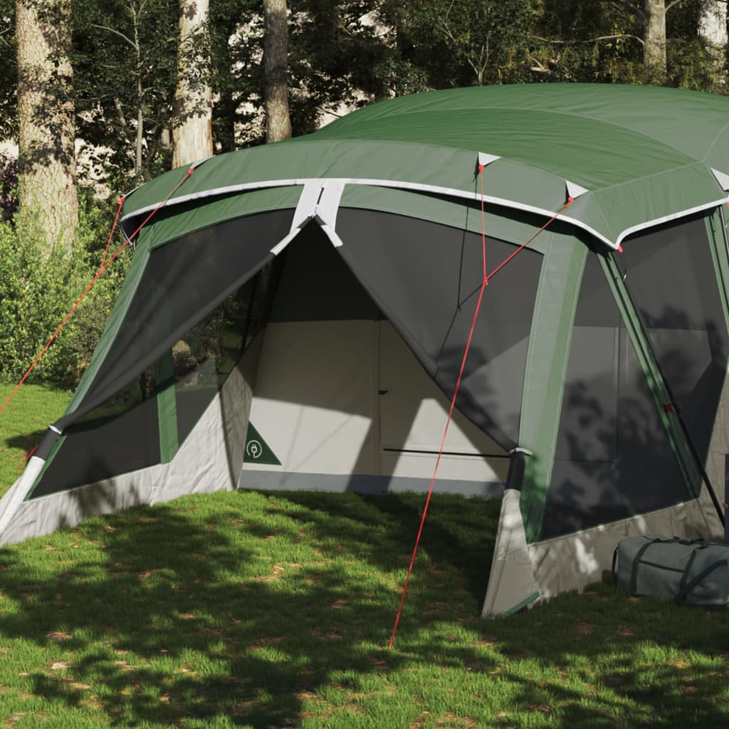 Tent met luifel 4-persoons waterdicht groen is nu te koop bij PeponiXL, paradijselijk wonen!