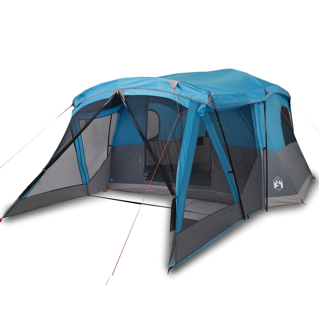 Tent met luifel 4-persoons waterdicht blauw is nu te koop bij PeponiXL, paradijselijk wonen!