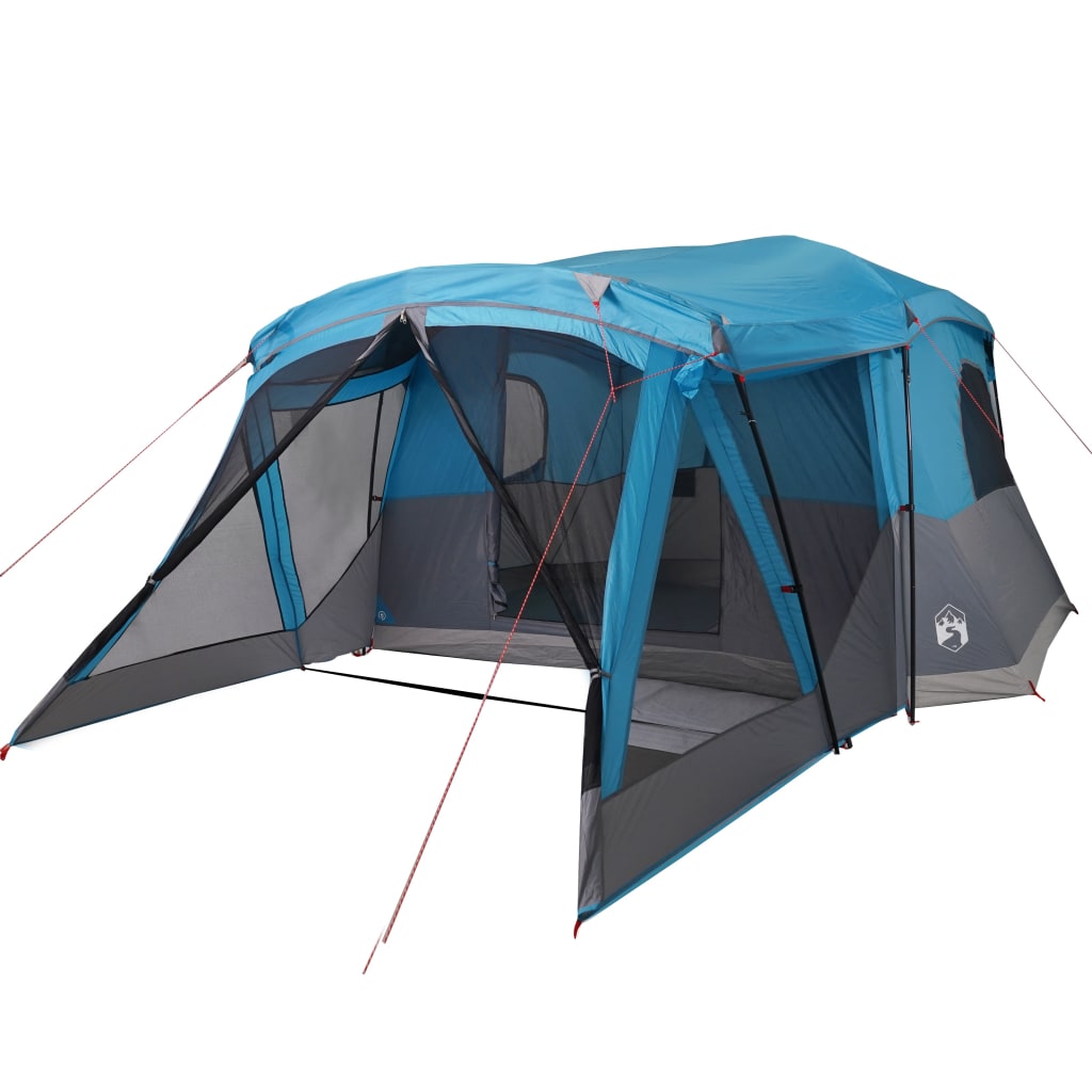 Tent met luifel 4-persoons waterdicht blauw is nu te koop bij PeponiXL, paradijselijk wonen!