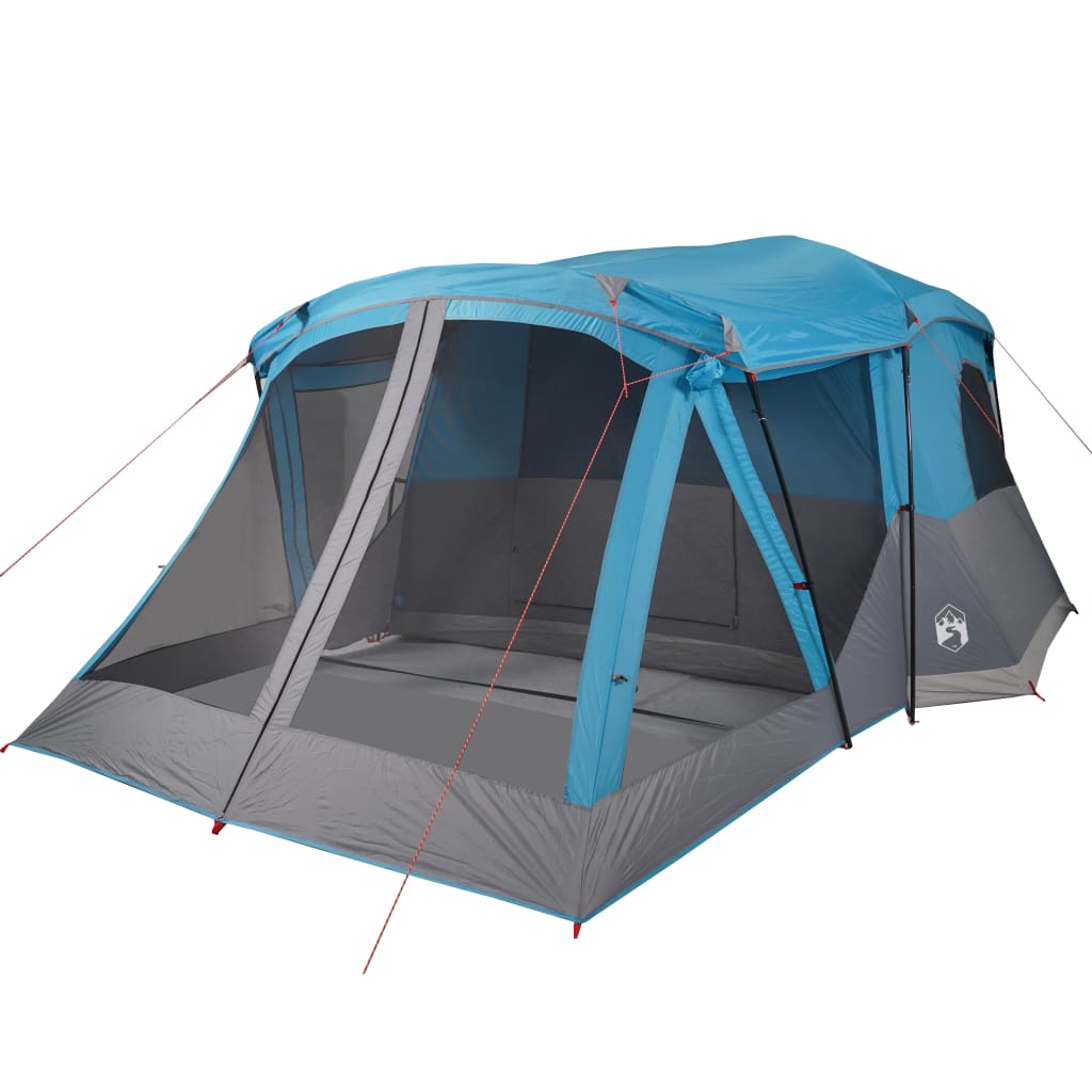 Tent met luifel 4-persoons waterdicht blauw is nu te koop bij PeponiXL, paradijselijk wonen!