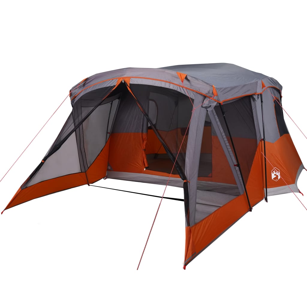 Tent met luifel 4-persoons waterdicht oranje is nu te koop bij PeponiXL, paradijselijk wonen!