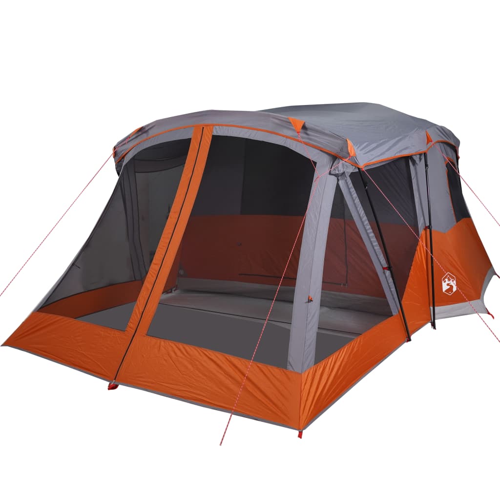Tent met luifel 4-persoons waterdicht oranje is nu te koop bij PeponiXL, paradijselijk wonen!