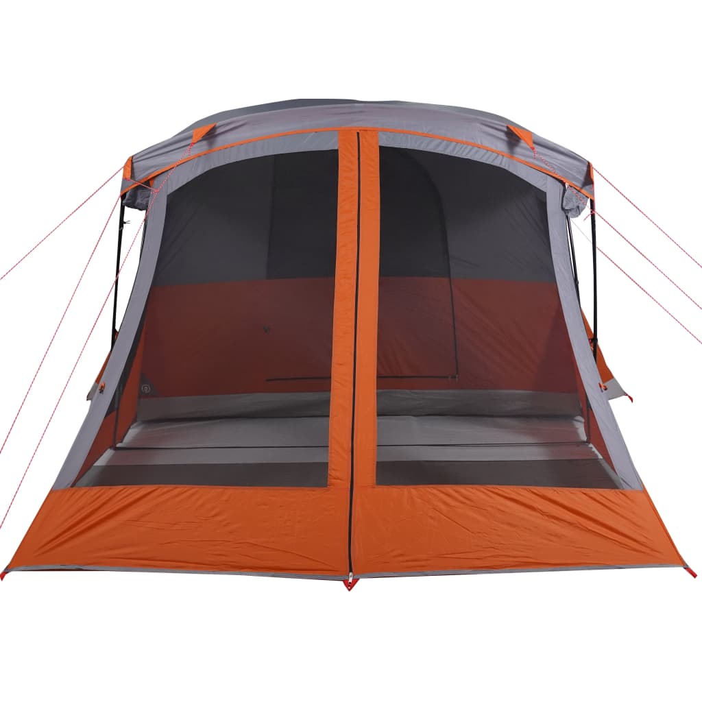 Tent met luifel 4-persoons waterdicht oranje is nu te koop bij PeponiXL, paradijselijk wonen!