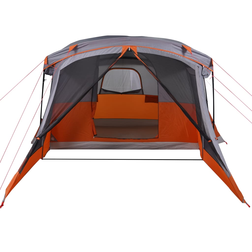 Tent met luifel 4-persoons waterdicht oranje is nu te koop bij PeponiXL, paradijselijk wonen!