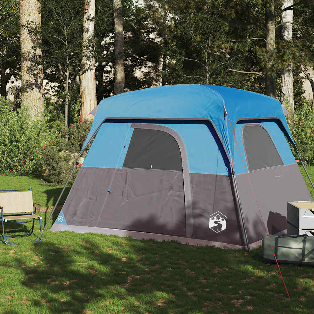 Tent 4-persoons waterdicht blauw is nu te koop bij PeponiXL, paradijselijk wonen!