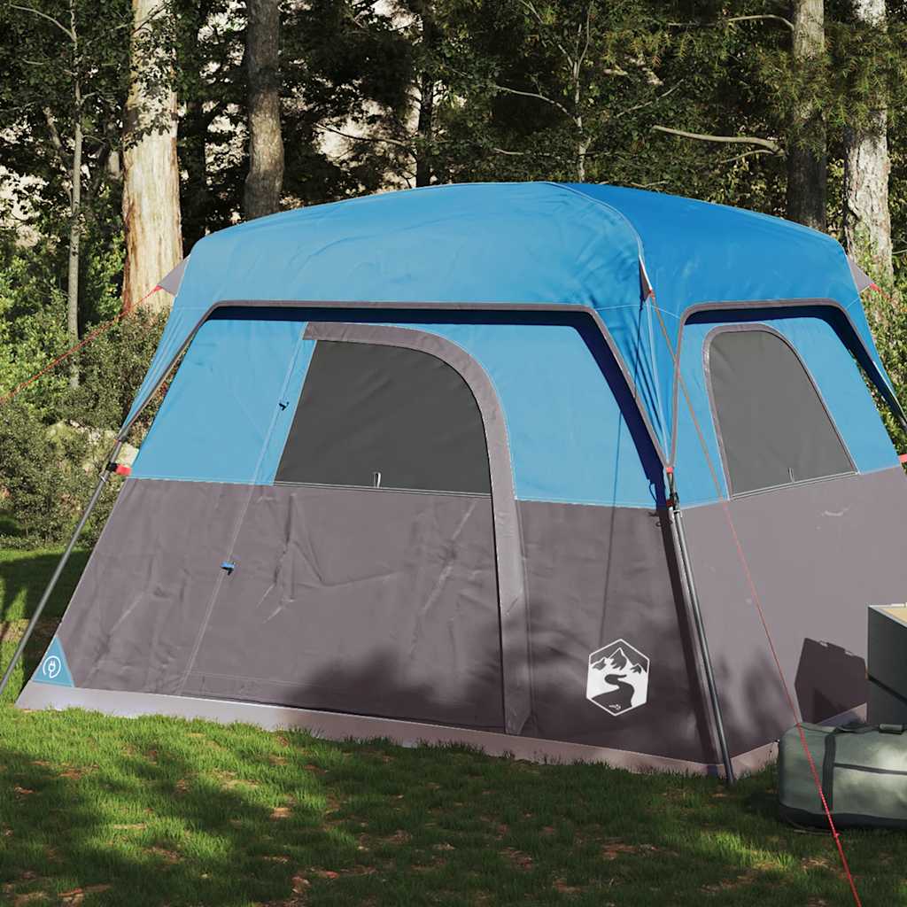 Tent 4-persoons waterdicht blauw is nu te koop bij PeponiXL, paradijselijk wonen!