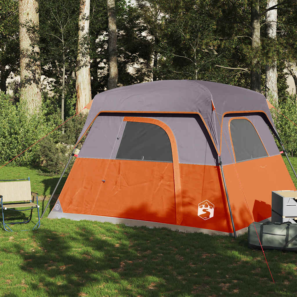 Tent 4-persoons waterdicht oranje is nu te koop bij PeponiXL, paradijselijk wonen!