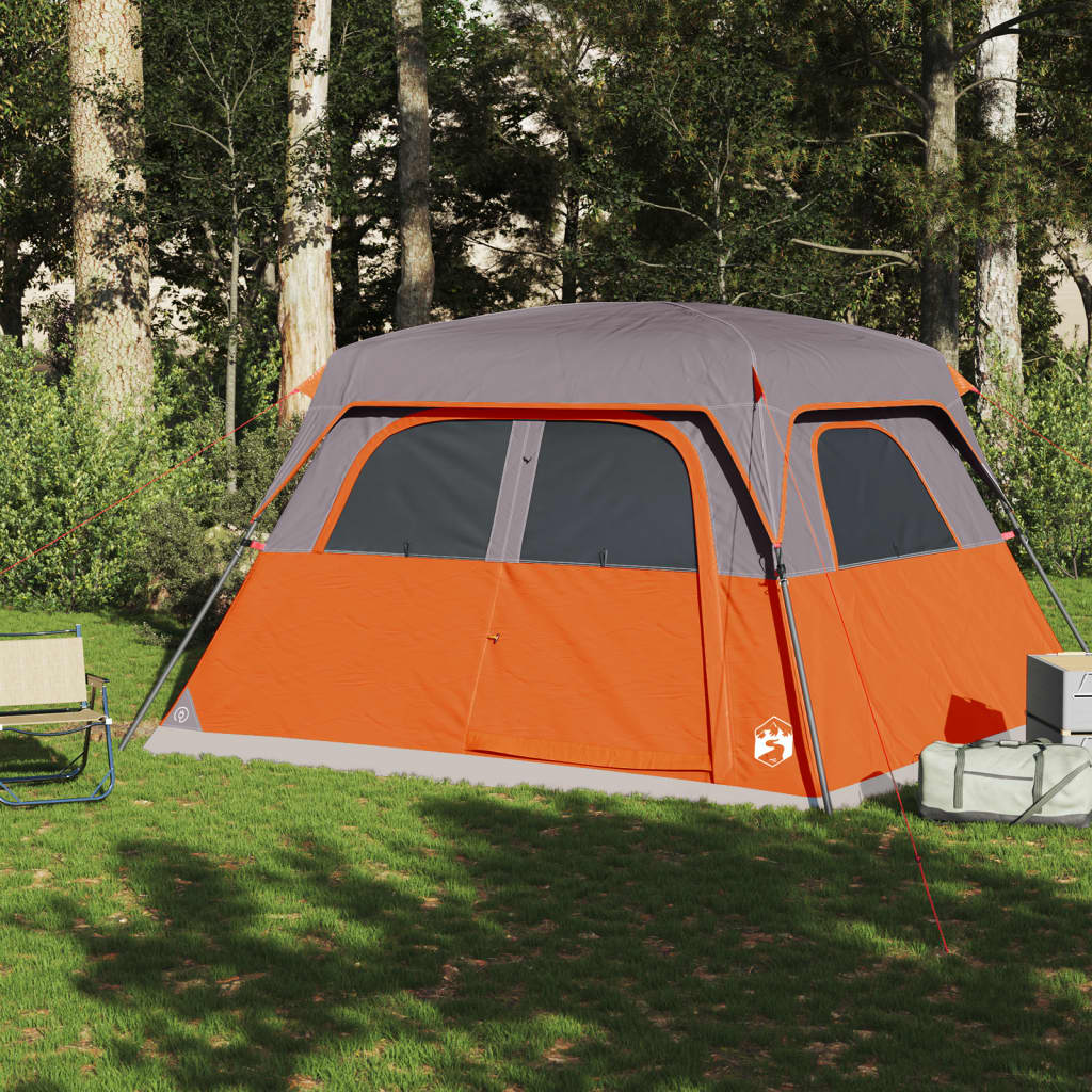Gezinstent 6-persoons waterdicht oranje is nu te koop bij PeponiXL, paradijselijk wonen!