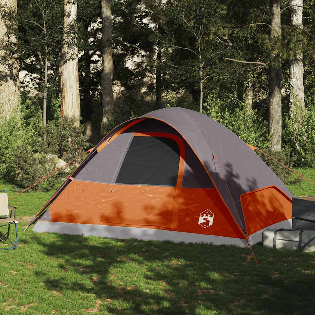 Koepeltent 6-persoons waterdicht oranje is nu te koop bij PeponiXL, paradijselijk wonen!