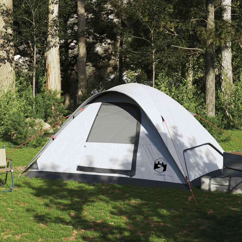 Koepeltent 6-persoons waterdicht verduisterend stof wit is nu te koop bij PeponiXL, paradijselijk wonen!