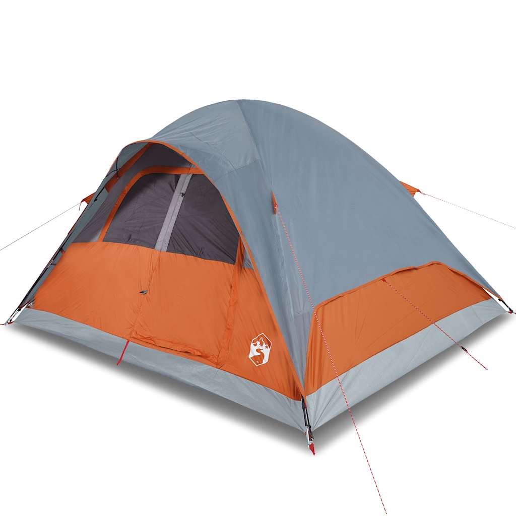 Koepeltent 6-persoons waterdicht oranje is nu te koop bij PeponiXL, paradijselijk wonen!