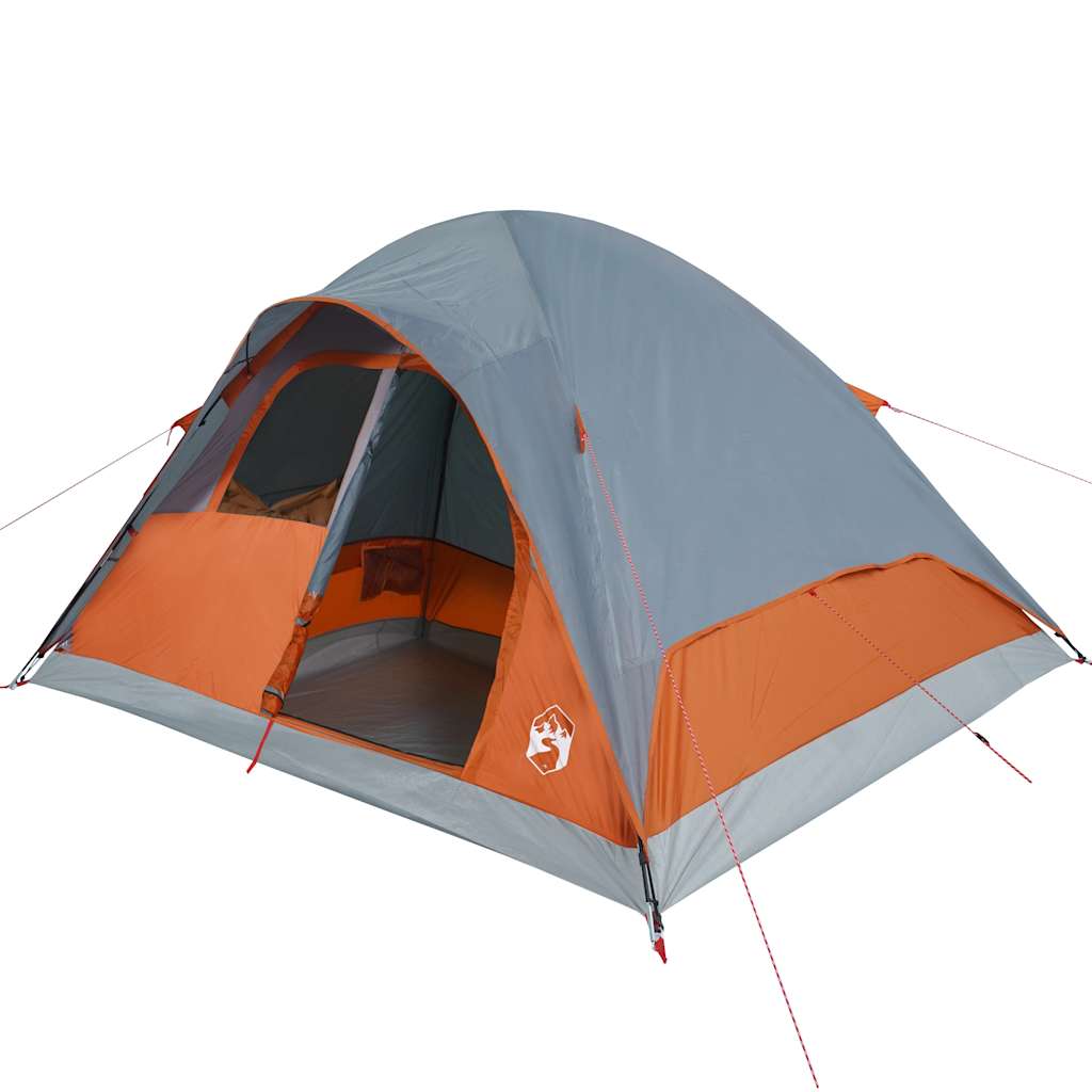 Koepeltent 6-persoons waterdicht oranje is nu te koop bij PeponiXL, paradijselijk wonen!