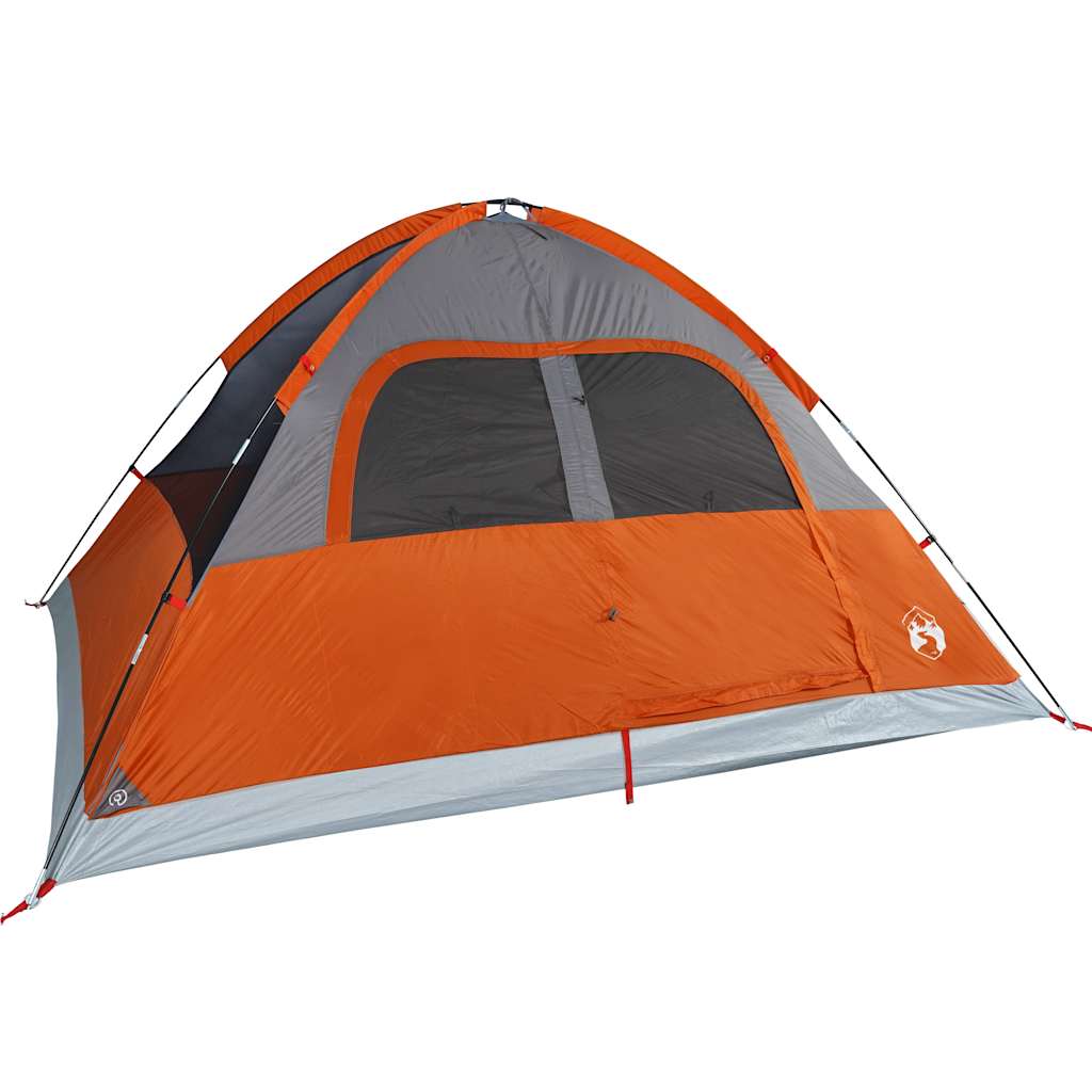 Koepeltent 6-persoons waterdicht oranje is nu te koop bij PeponiXL, paradijselijk wonen!