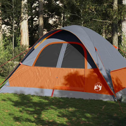 Koepeltent 6-persoons waterdicht oranje is nu te koop bij PeponiXL, paradijselijk wonen!