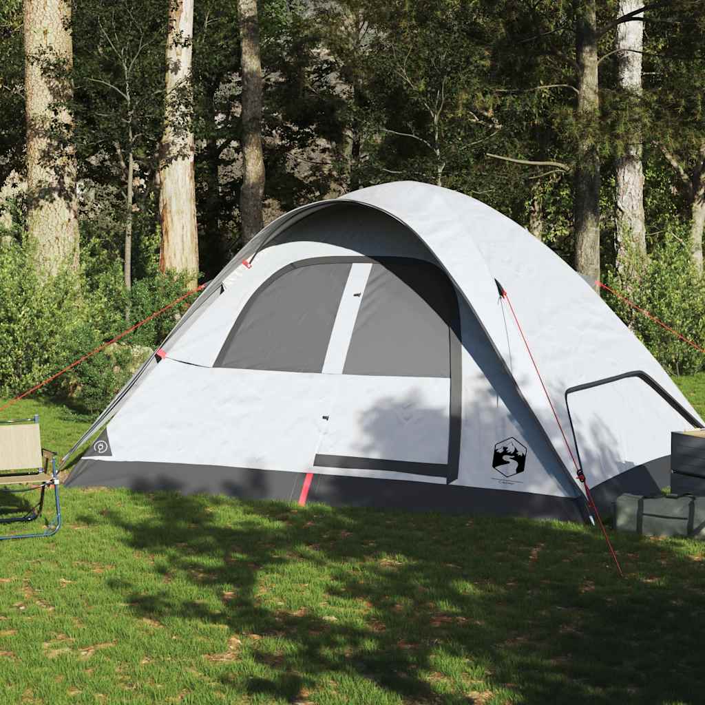 Koepeltent 6-persoons waterdicht verduisterend stof wit is nu te koop bij PeponiXL, paradijselijk wonen!