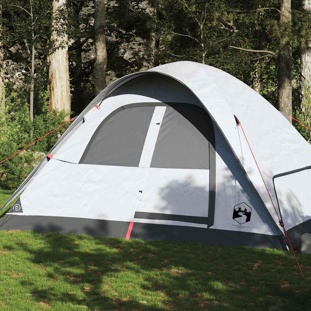 Koepeltent 6-persoons waterdicht verduisterend stof wit is nu te koop bij PeponiXL, paradijselijk wonen!