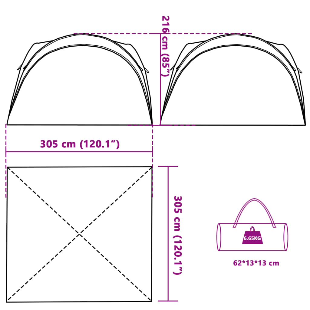 Partytent waterdicht wit is nu te koop bij PeponiXL, paradijselijk wonen!
