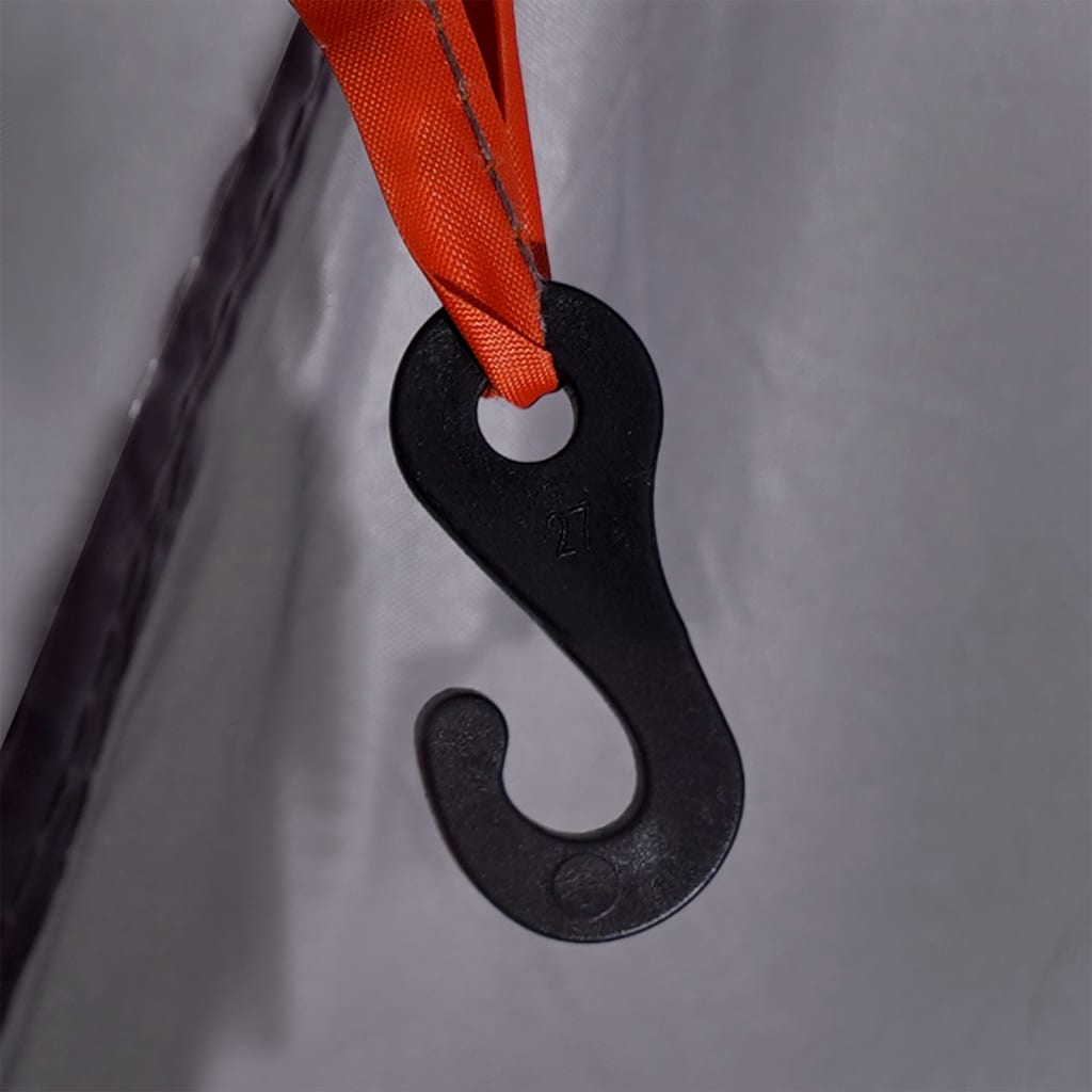 Tipitent voor gezin 8-persoons waterdicht grijs en oranje is nu te koop bij PeponiXL, paradijselijk wonen!