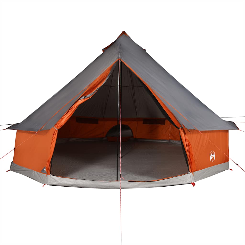 Tipitent voor gezin 8-persoons waterdicht grijs en oranje is nu te koop bij PeponiXL, paradijselijk wonen!