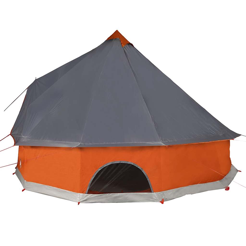 Tipitent voor gezin 8-persoons waterdicht grijs en oranje is nu te koop bij PeponiXL, paradijselijk wonen!