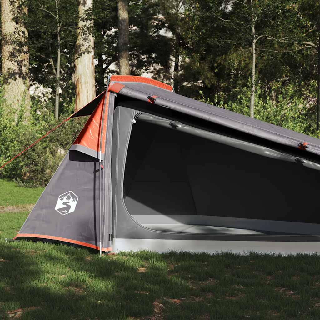 Tunneltent 2-persoons waterdicht grijs en oranje is nu te koop bij PeponiXL, paradijselijk wonen!