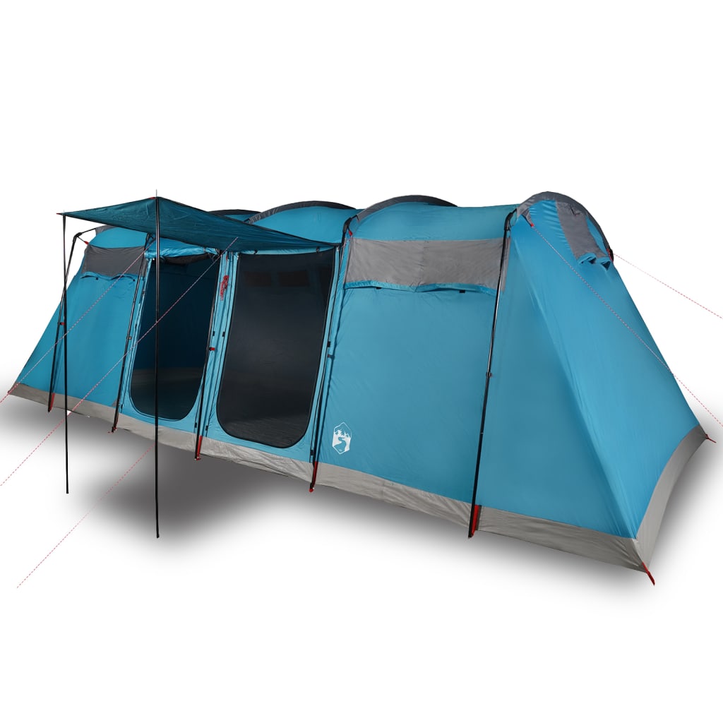 Tunneltent voor gezin 8-persoons waterdicht blauw is nu te koop bij PeponiXL, paradijselijk wonen!