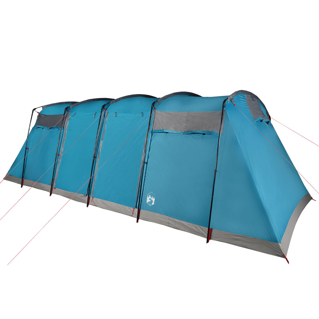 Tunneltent voor gezin 8-persoons waterdicht blauw is nu te koop bij PeponiXL, paradijselijk wonen!